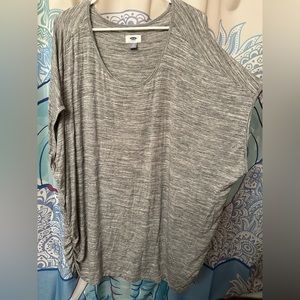 Old Navy 4x Plus Gray Dolman Knit Top
